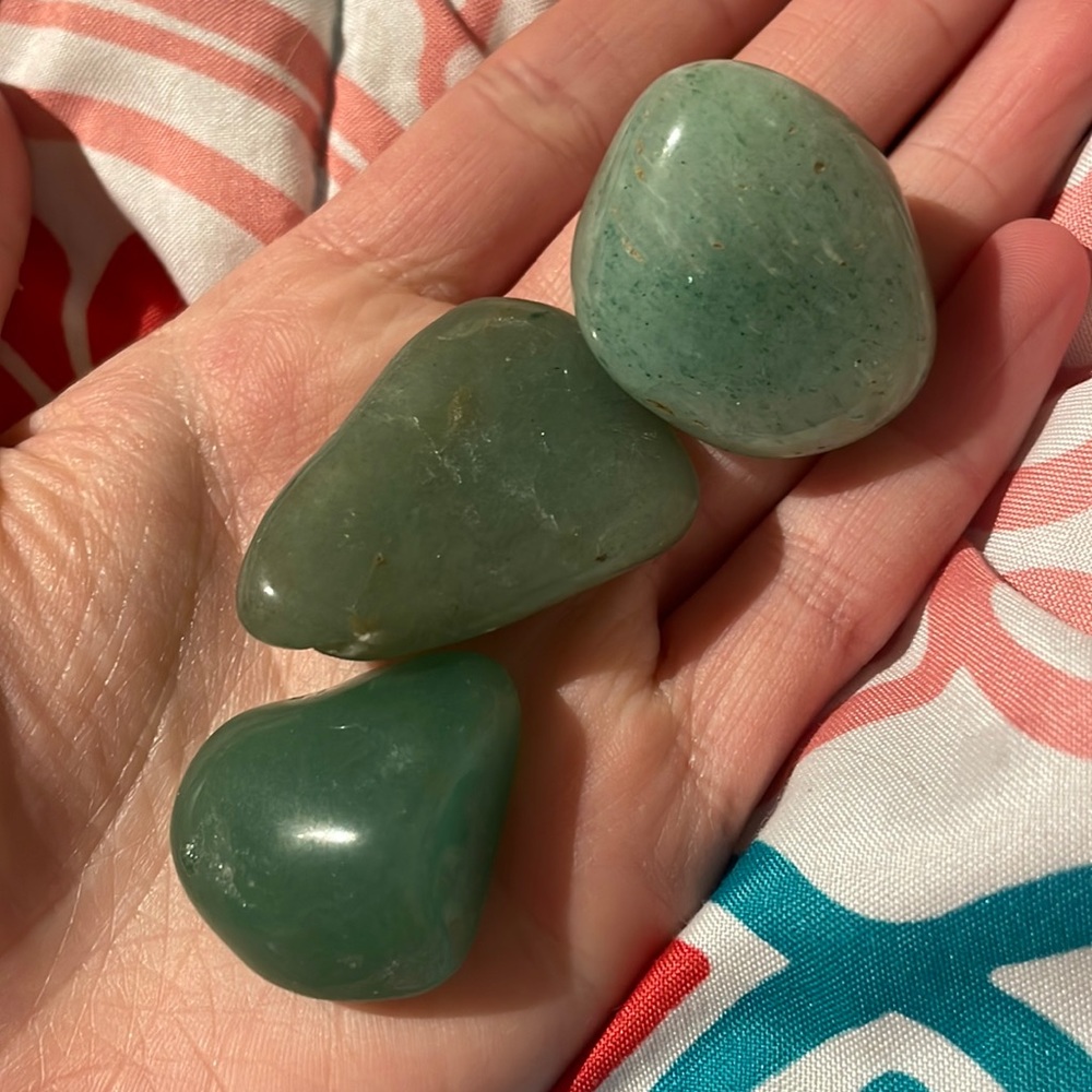 3 pcs aventurine crystal